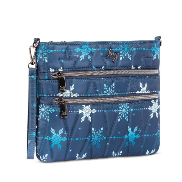 Lug Dazzle Crossbody Bag Snowflake Navy Blue - Picture 3 of 10